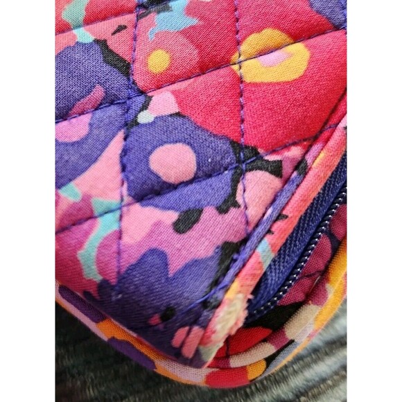 Vera Bradley Floral Multi Small Crossbody Wallet Purse Wristlet Bag - Picture 2 of 11